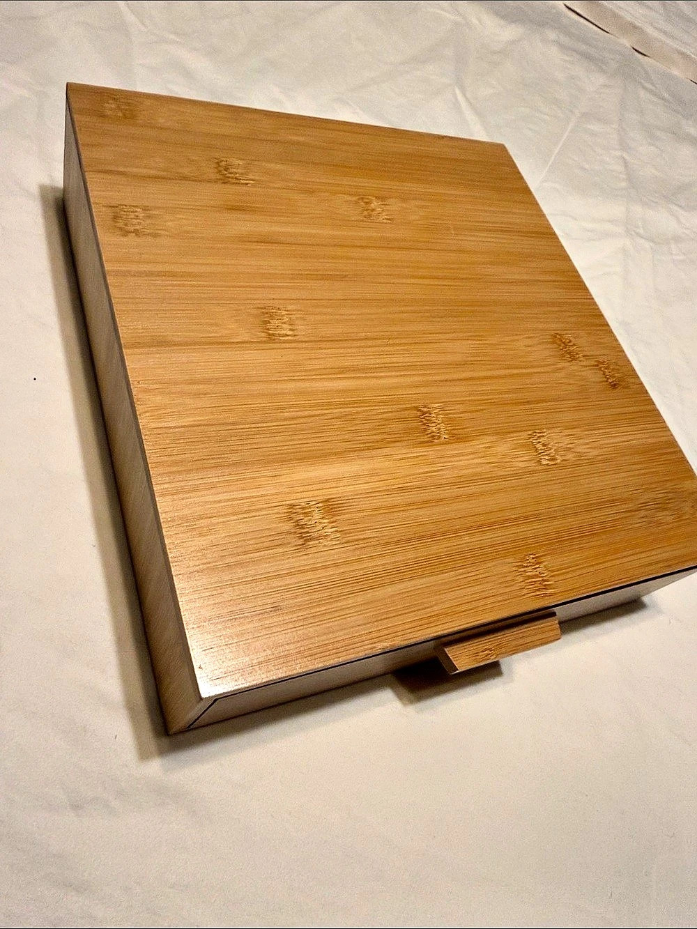 BHG Bamboo Jewelry Organizer Box